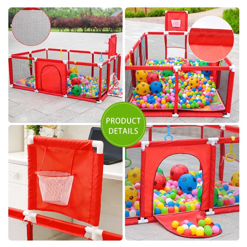 Corral de Juegos con 100 Pelotas – Centro de Actividades Seguro para tu Bebé | CRIELA BABY