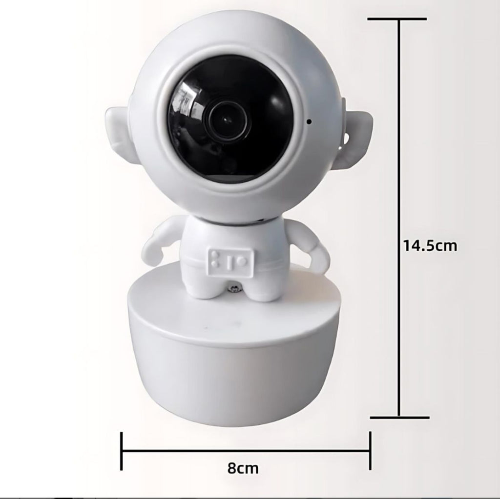 Cámara WiFi Astronauta 1080p HD 360° Interior — Seguridad Para tu bebé