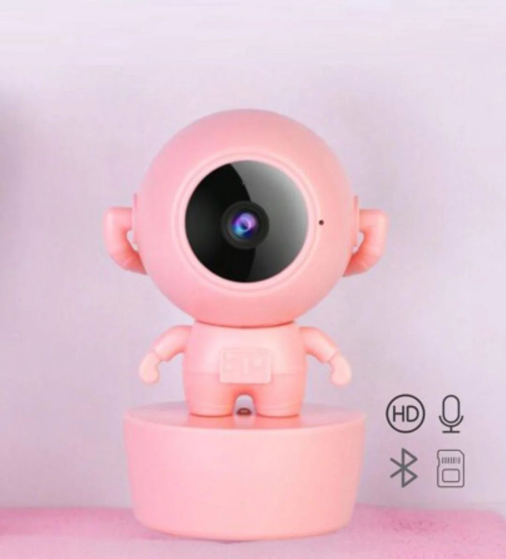 Cámara WiFi Astronauta 1080p HD 360° Interior — Seguridad Para tu bebé