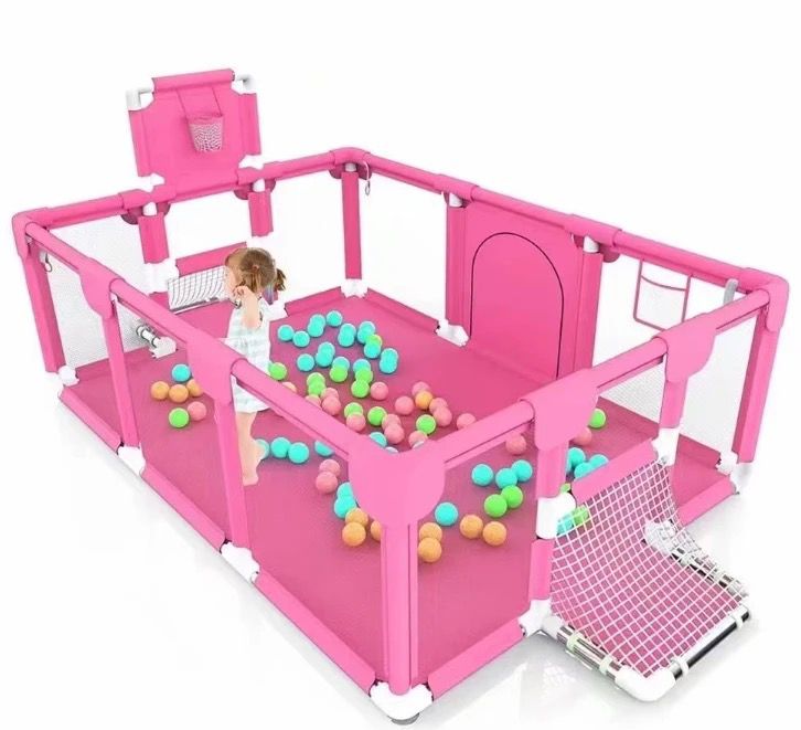 Corral de Juegos con 100 Pelotas – Centro de Actividades Seguro para tu Bebé | CRIELA BABY