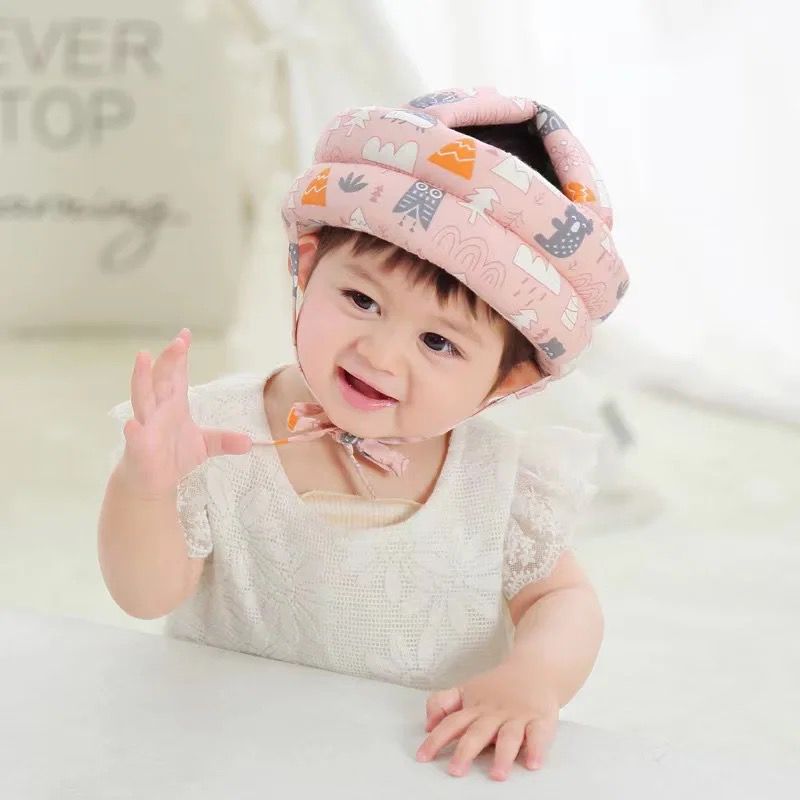 Casco Protector para Bebés + Rodillera Acolchada | Seguridad Antigolpes