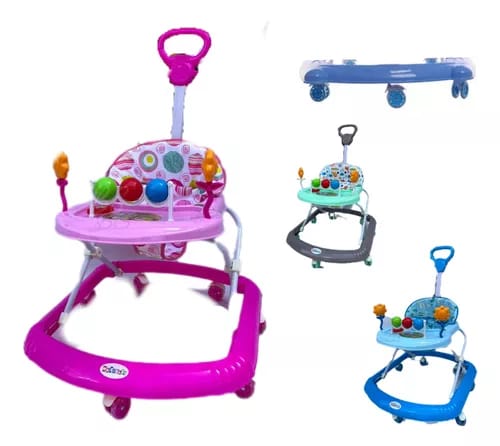 Caminador Graduable para Bebés con barra de juegos | Andadera Evolutiva con Bandeja Musical