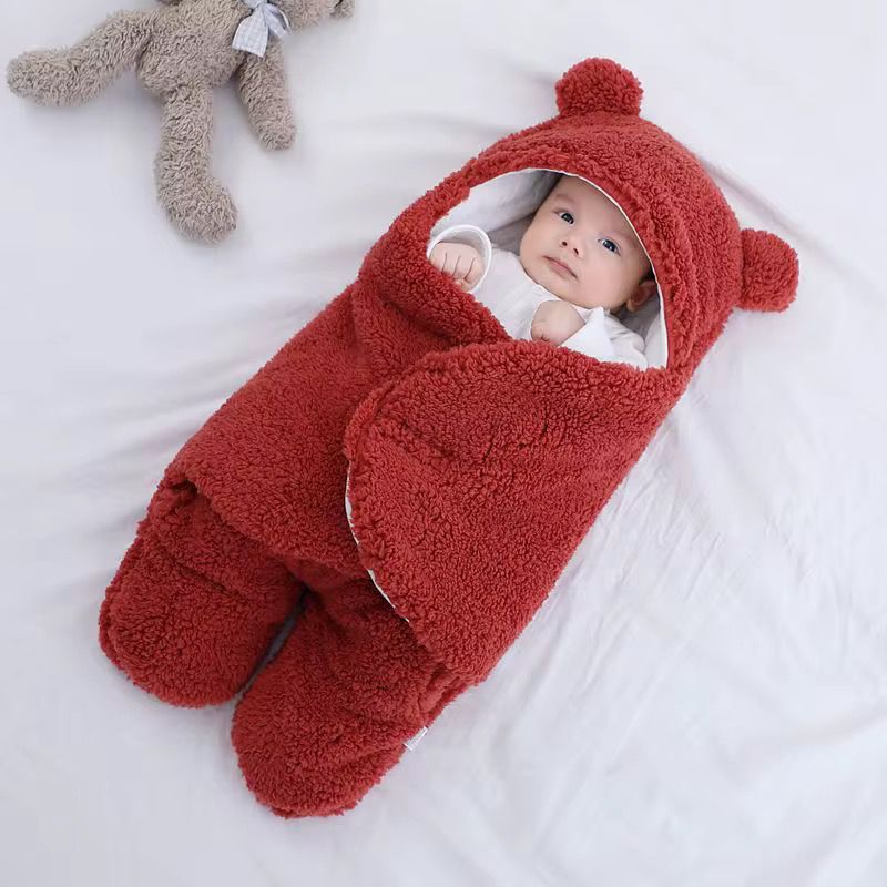 Saco Ovejero para Bebé | Saco de Dormir con Capucha 0-9 Meses