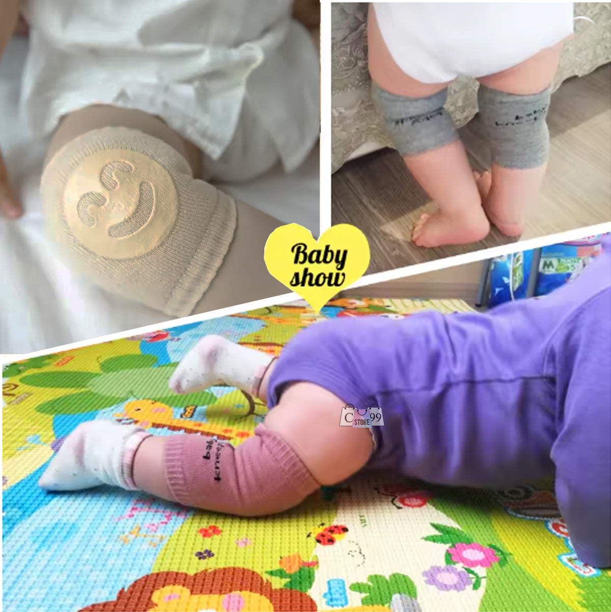 Combo Protección Bebé: Rodilleras Antideslizantes + Aspirador Nasal