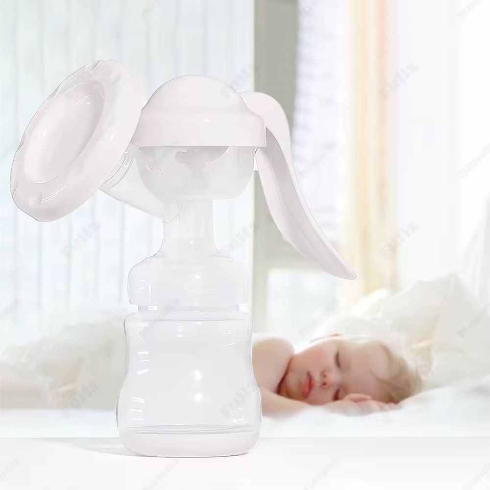 Extractor de Leche Manual con Biberón | Silicona Suave Antirreflujo