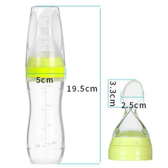 Bibérón Cuchara en Silicona para Bebés | Alimentación Complementaria