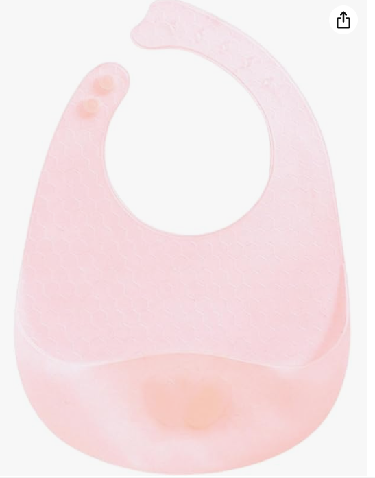 Babero de Silicona Lavable con Bolsillo Atrapa-Migajas | CRIELA BABY