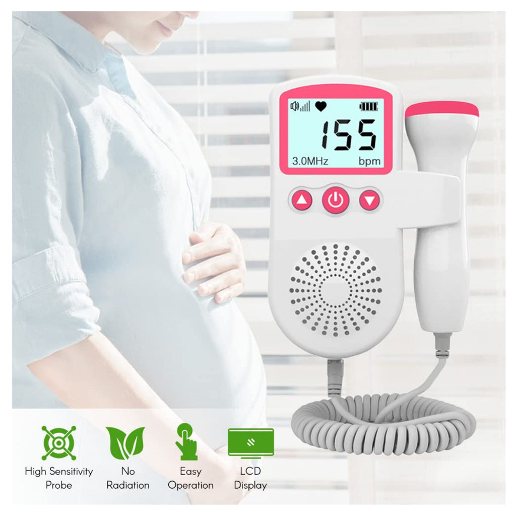 Monitor Fetal Doppler Ultrasonido | Escucha el Corazón de tu Bebé