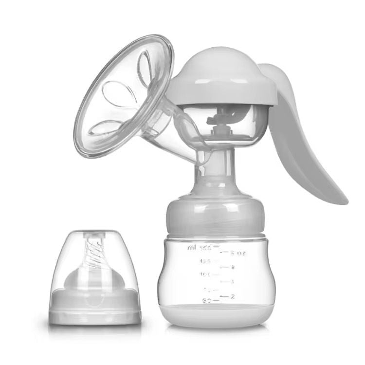 Extractor de Leche Manual con Biberón | Silicona Suave Antirreflujo