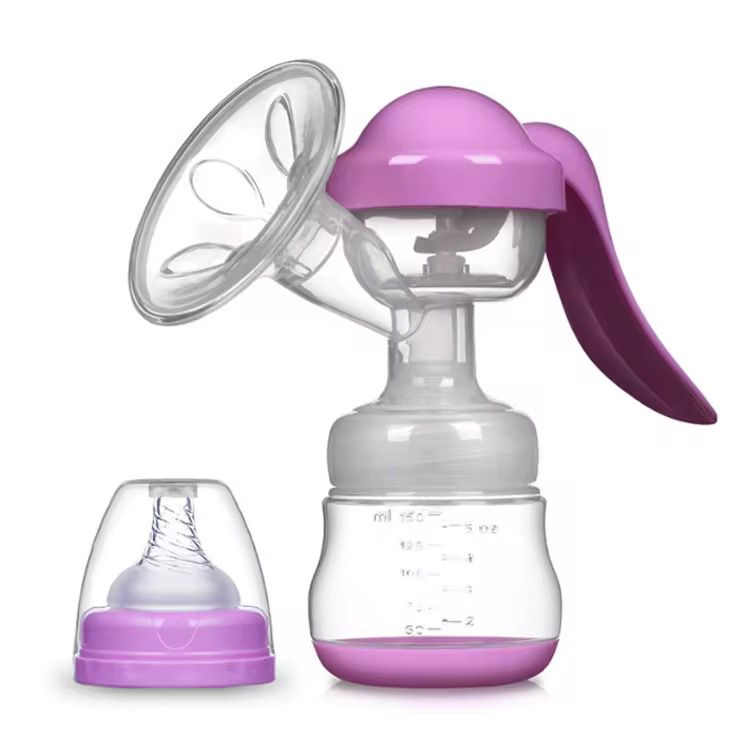 Extractor de Leche Manual con Biberón | Silicona Suave Antirreflujo