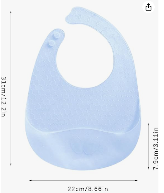 Babero de Silicona Lavable con Bolsillo Atrapa-Migajas | CRIELA BABY
