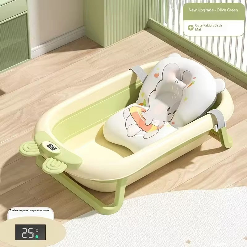 Combo Bañera Plegable con Almohadilla y Ducha Eléctrica | CRIELA BABY™