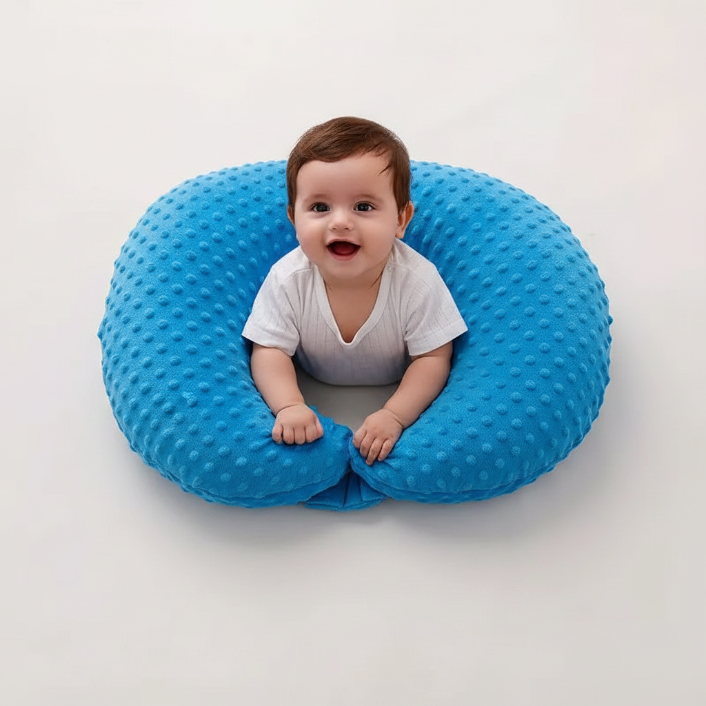 Cojín de Lactancia Ergonómico con Almohada Dona para Bebé