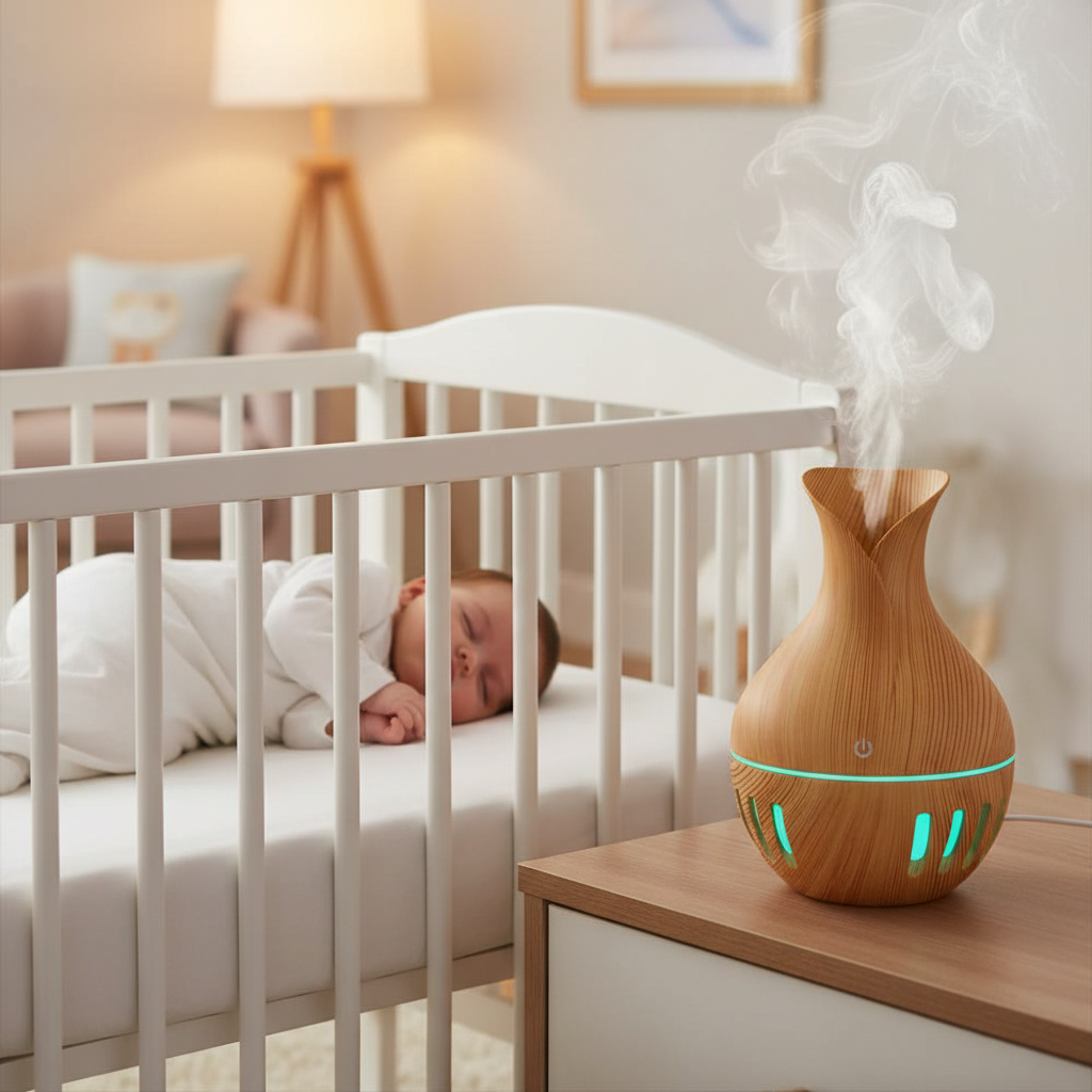 Humidificador Difusor de Aroma con Luz LED | 130 ml