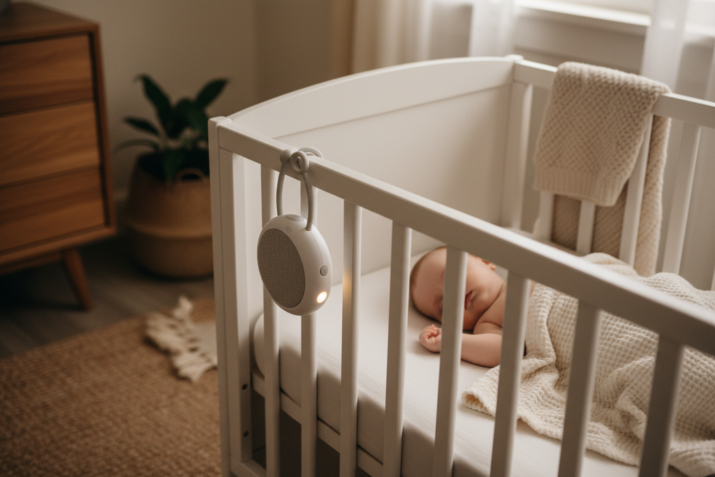 Máquina Ruido Blanco Dormir Bebe Luz Led