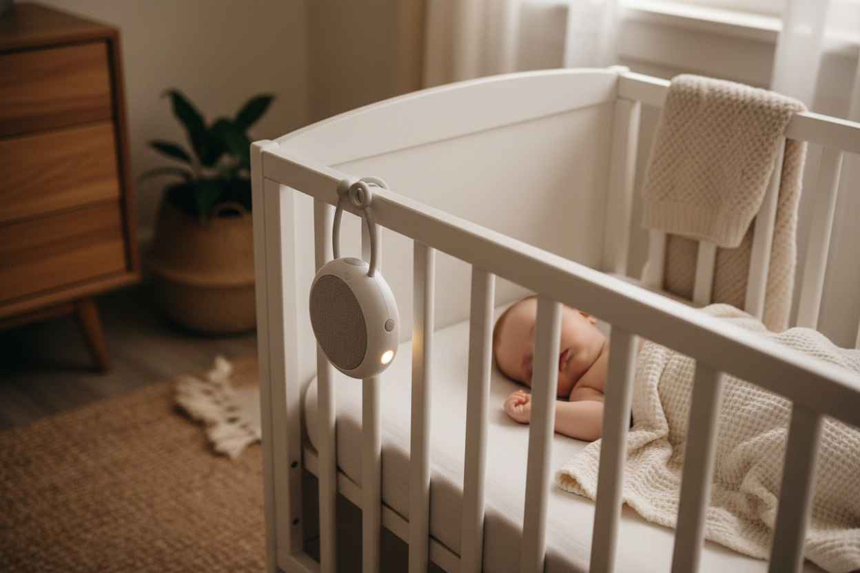 Máquina Ruido Blanco Dormir Bebe Luz Led