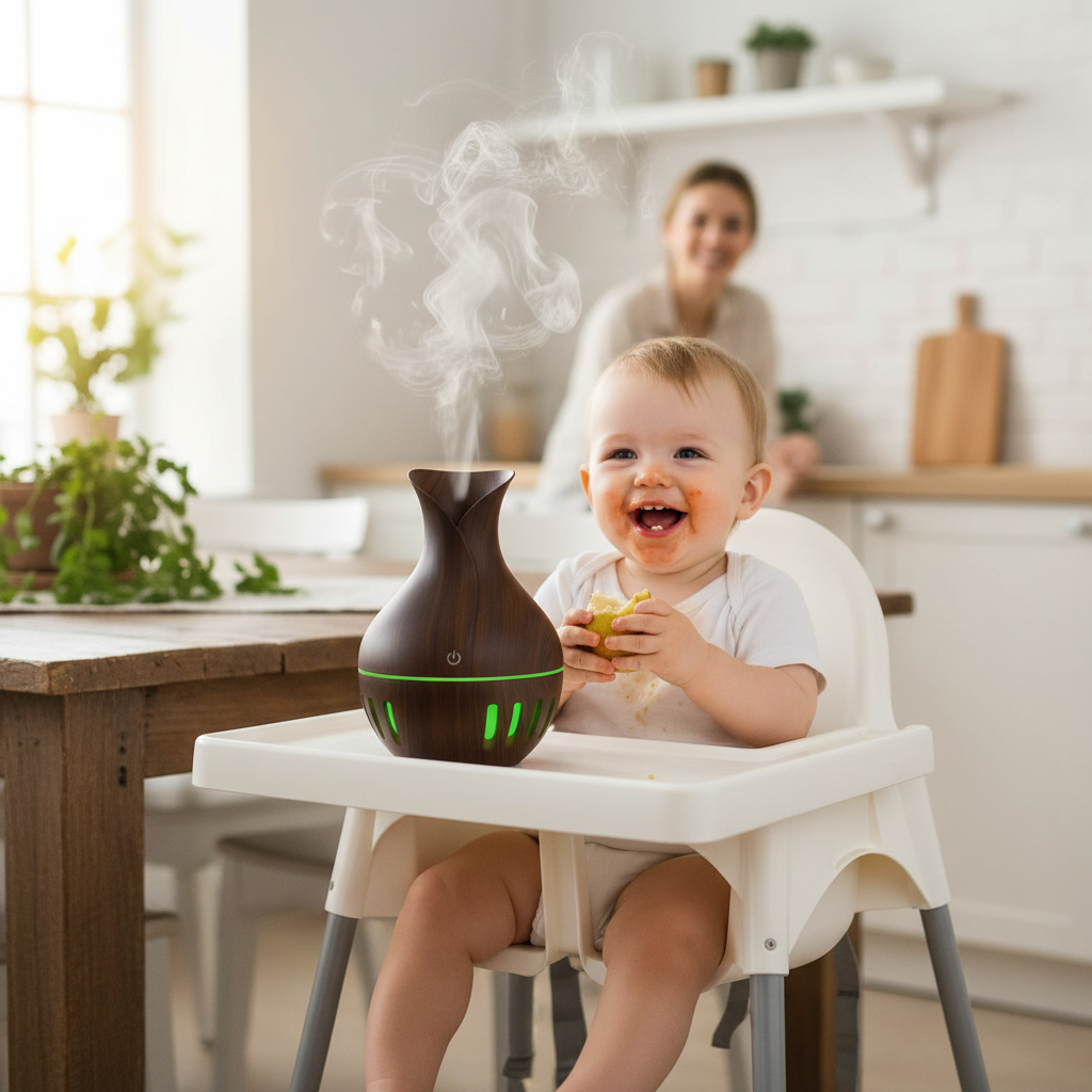 Humidificador Difusor de Aroma con Luz LED | 130 ml