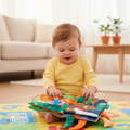 Libro Sensorial de Tela con Colas 3D | Estimulación Temprana Bebés