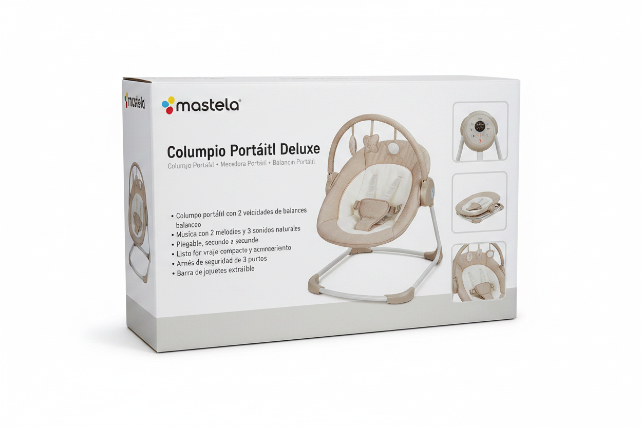 Columpio Eléctrico Portátil Deluxe | CRIELA BABY™
