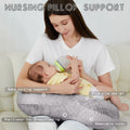 Cojín de Lactancia Ergonómico con Almohada Dona para Bebé