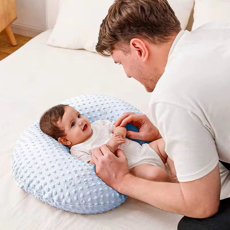 Cojín de Lactancia Ergonómico con Almohada Dona para Bebé
