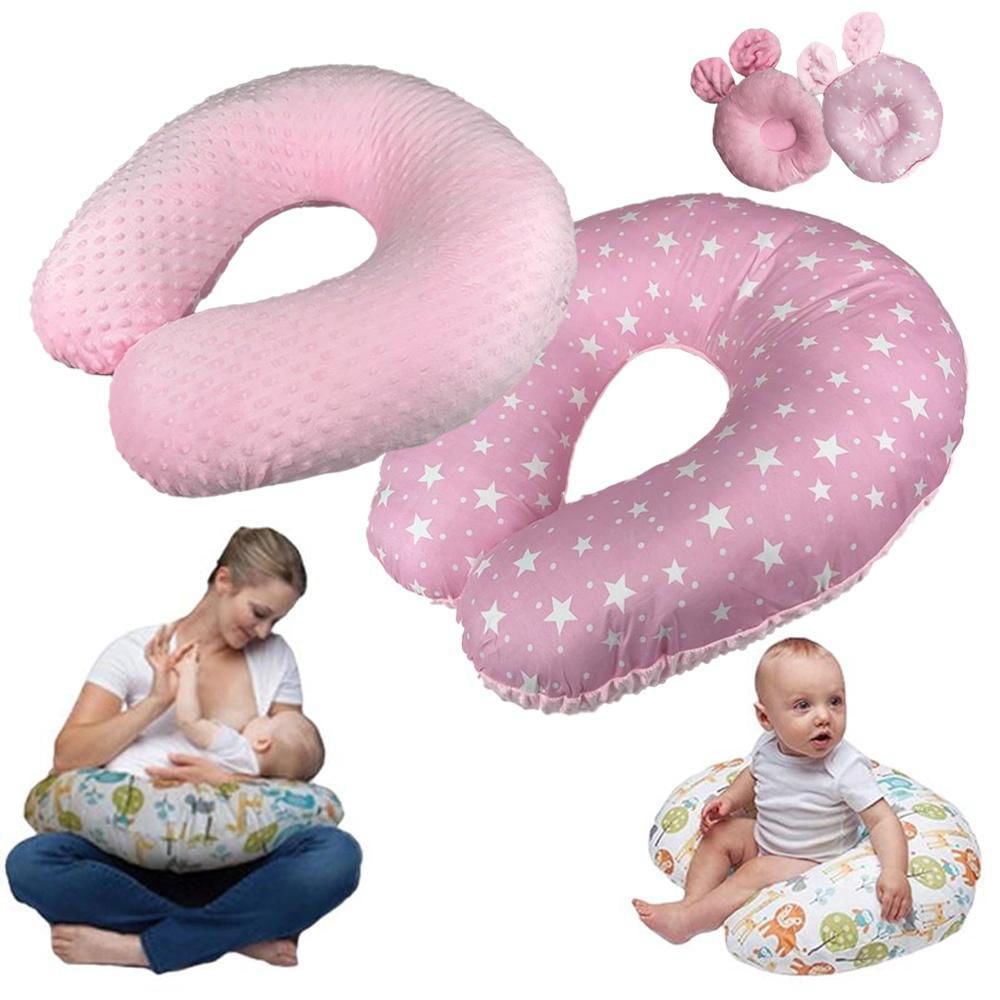 Cojín de Lactancia Ergonómico con Almohada Dona para Bebé