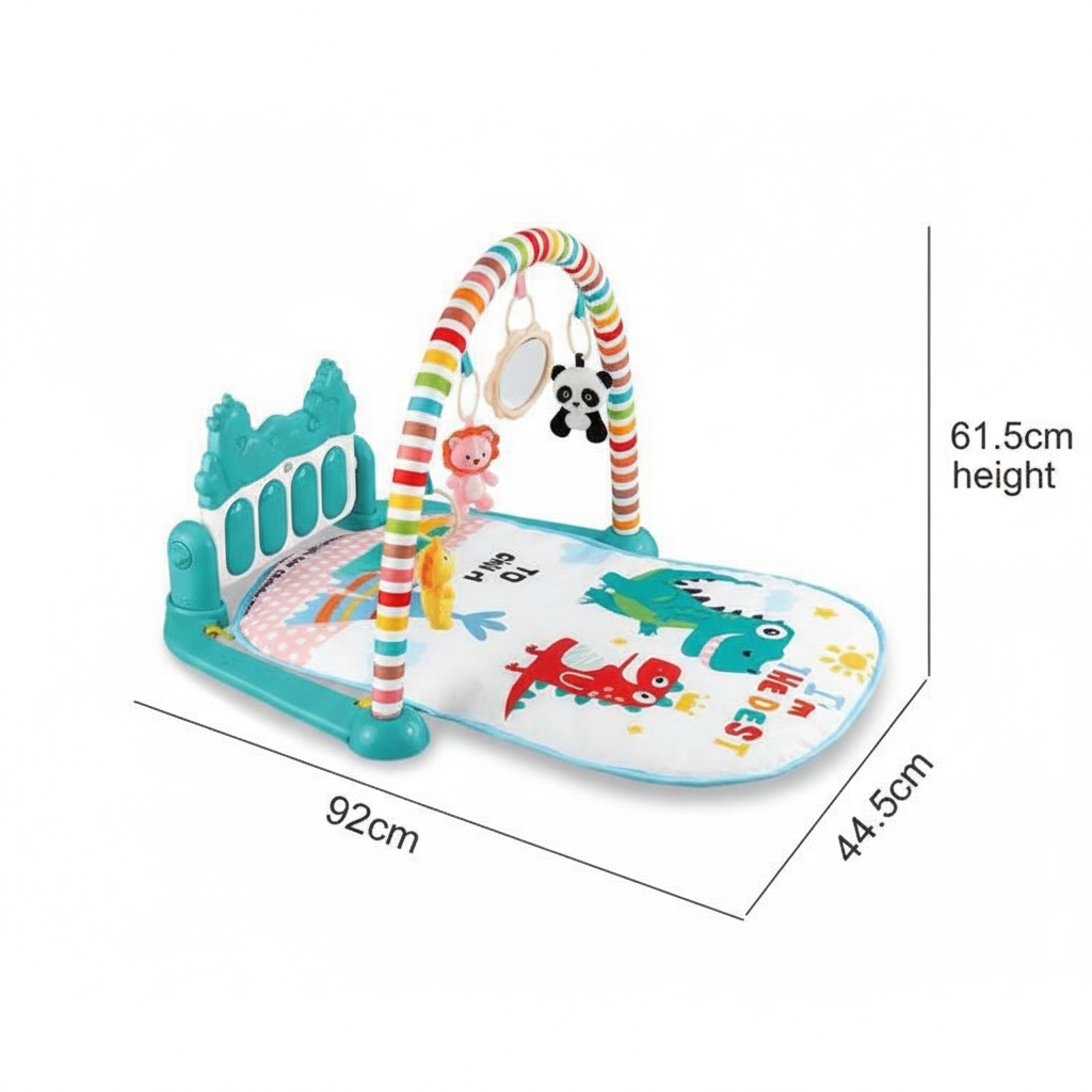 Gimnasio con dimensiones 92x44.5x61.5cm