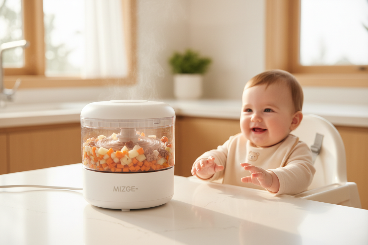 Procesador de Alimentos Inalámbrico para Bebés | MIZGE MGE-017