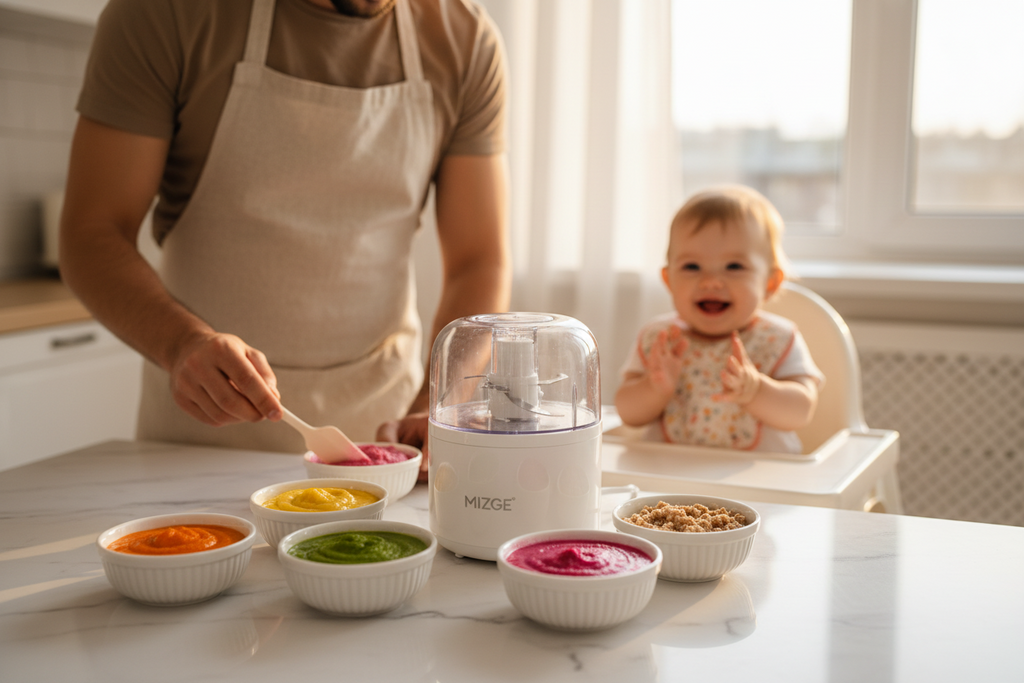 Procesador de Alimentos Inalámbrico para Bebés | MIZGE MGE-017