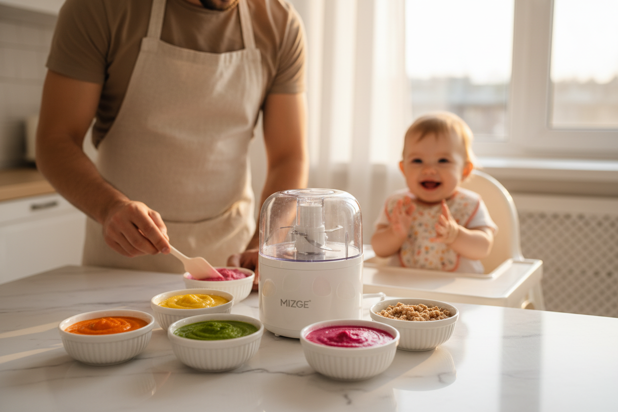 Procesador de Alimentos Inalámbrico para Bebés | MIZGE MGE-017