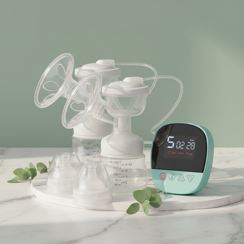 Producto fondo verde con mármol