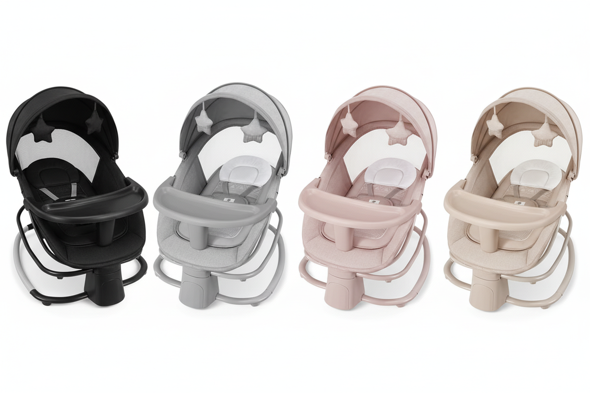 Producto real en negro, gris, rosado y beige