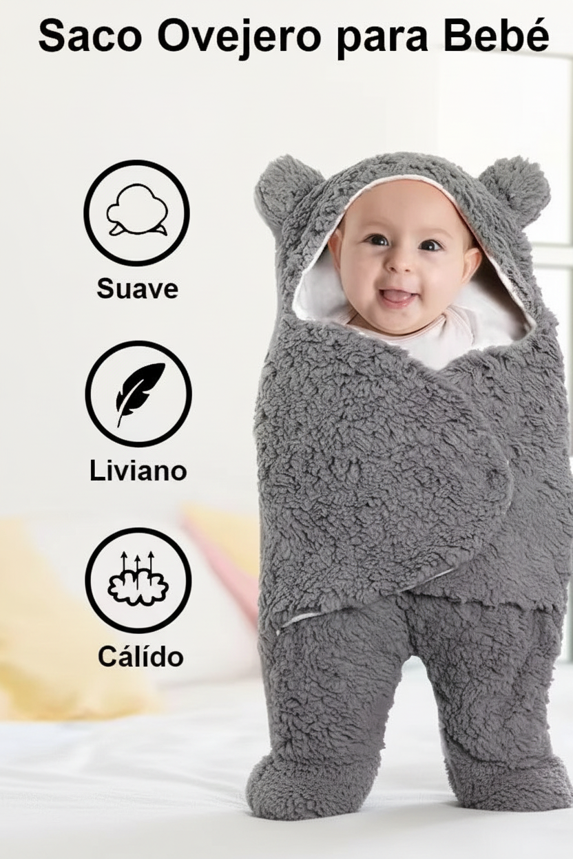 Saco ovejero bebé infográfico en español